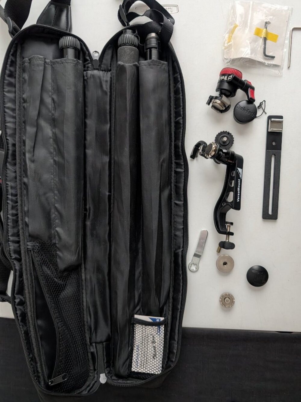 Trek Tech TrekPod Go! Black Monopod/Tripod/Walking Stick with Travel Case